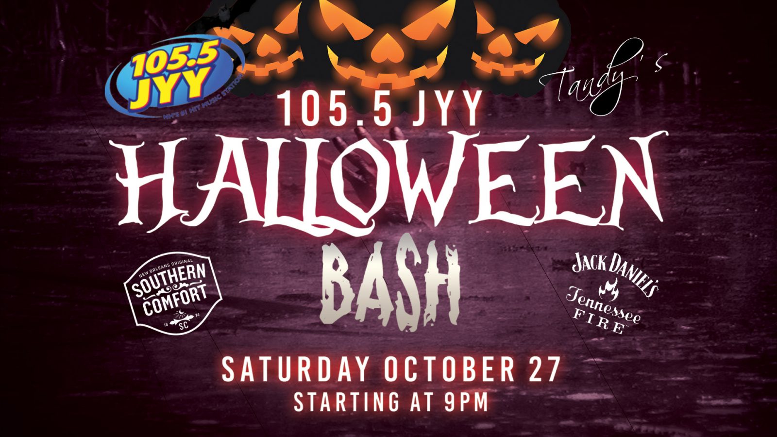 Don’t Miss JYY’s ‘Halloween Bash’ at Tandy’s Pub