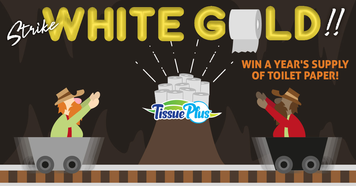 Sign Up For a Chance to Win A Year’s Supply of Toilet Paper