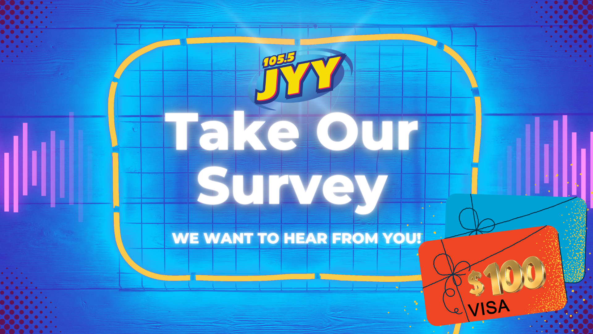 Take Our Survey – You Could Win $100!!!