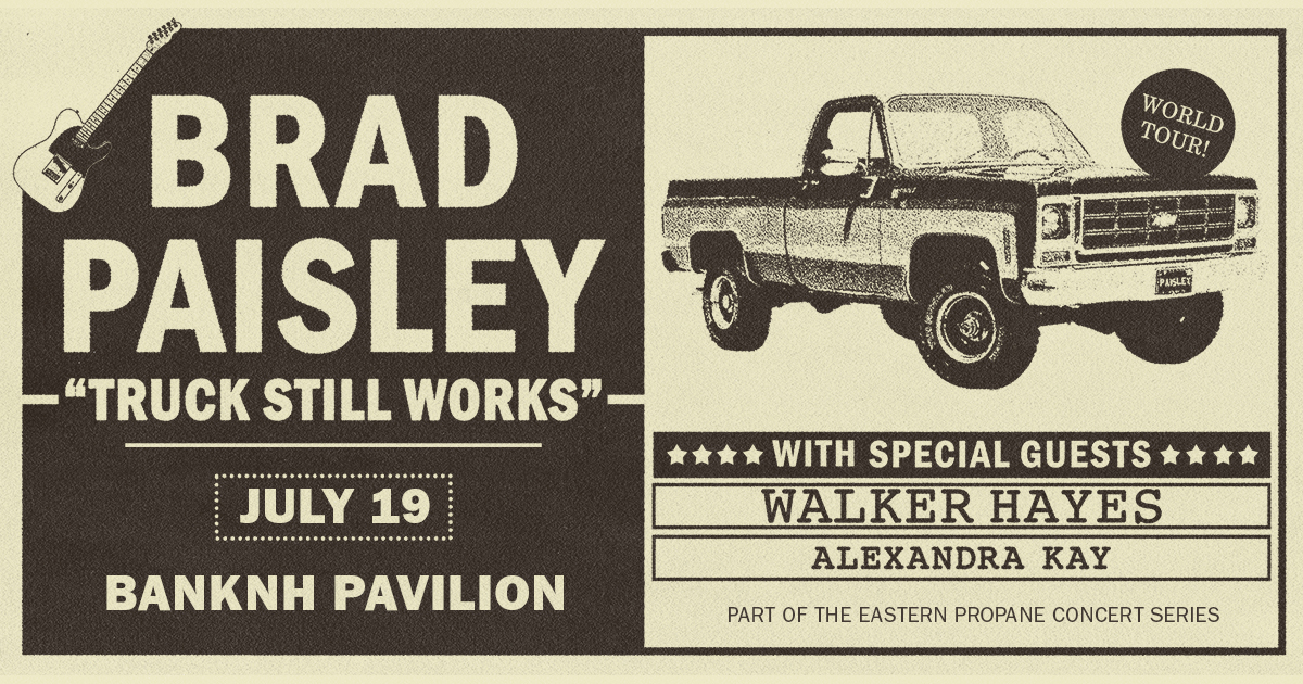 Win Tickets to see Brad Paisley at BNHP!