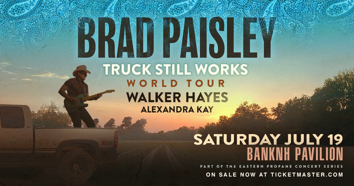 Last Chance to Win Tickets to see Brad Paisley at BNHP!
