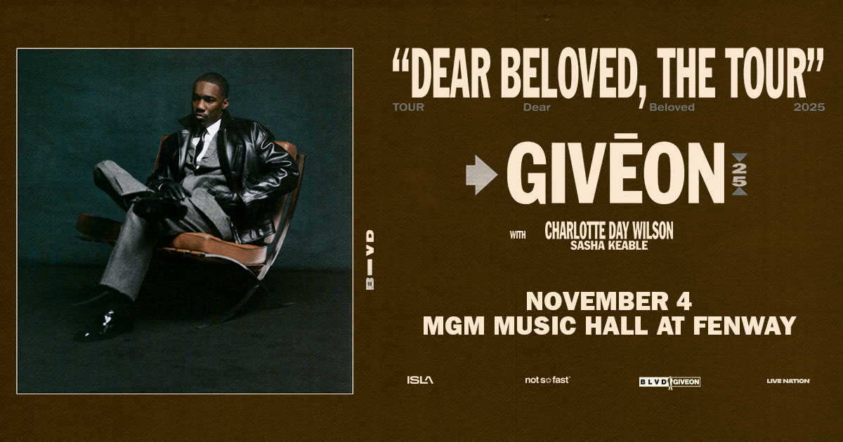 Win Tickets to See Giveon Live at MGM Music Hall!