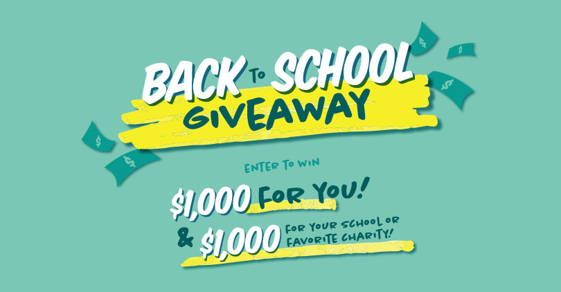 Back to School 2025 Giveaway β Win $1,000 for You AND a Charity of Your Choice!