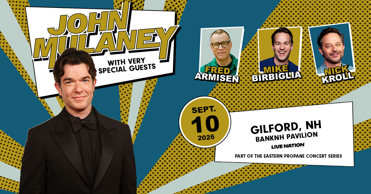 Win Tickets to See John Mulaney at BankNH Pavilion!
