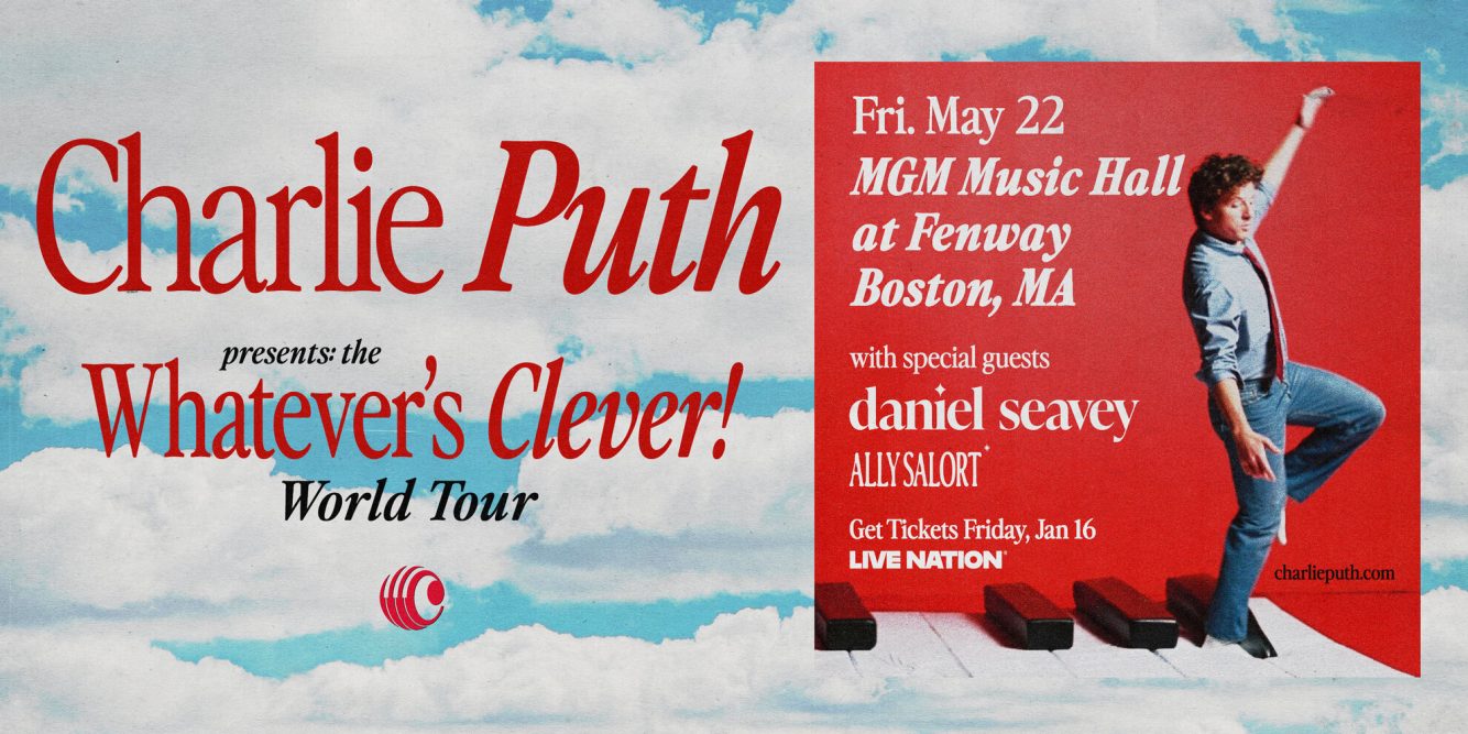 Win Tickets to Charlie Puth at MGM Music Hall at Fenway