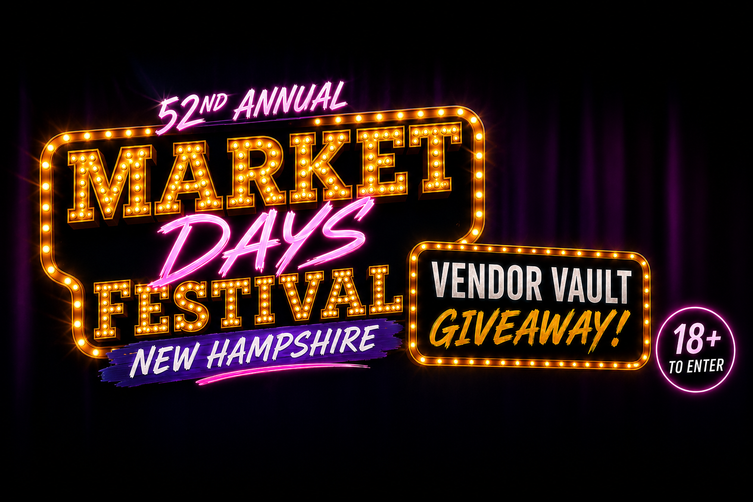 Unlock the Market Days Vendor Vault at the 52nd Annual Market Days Festival