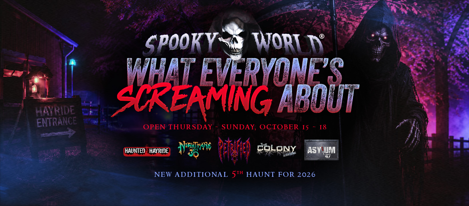 Win Tickets to Spooky World Nightmare New England!